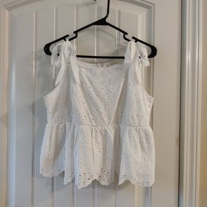 Rebellion Eyelet Cropped Tank